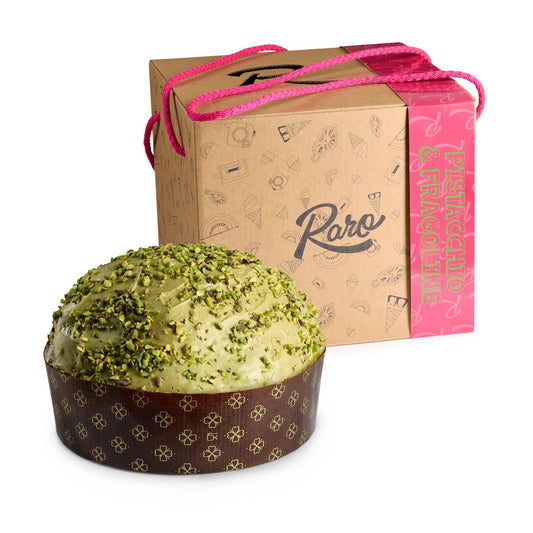 Panettone Pistacchio e Lamponi