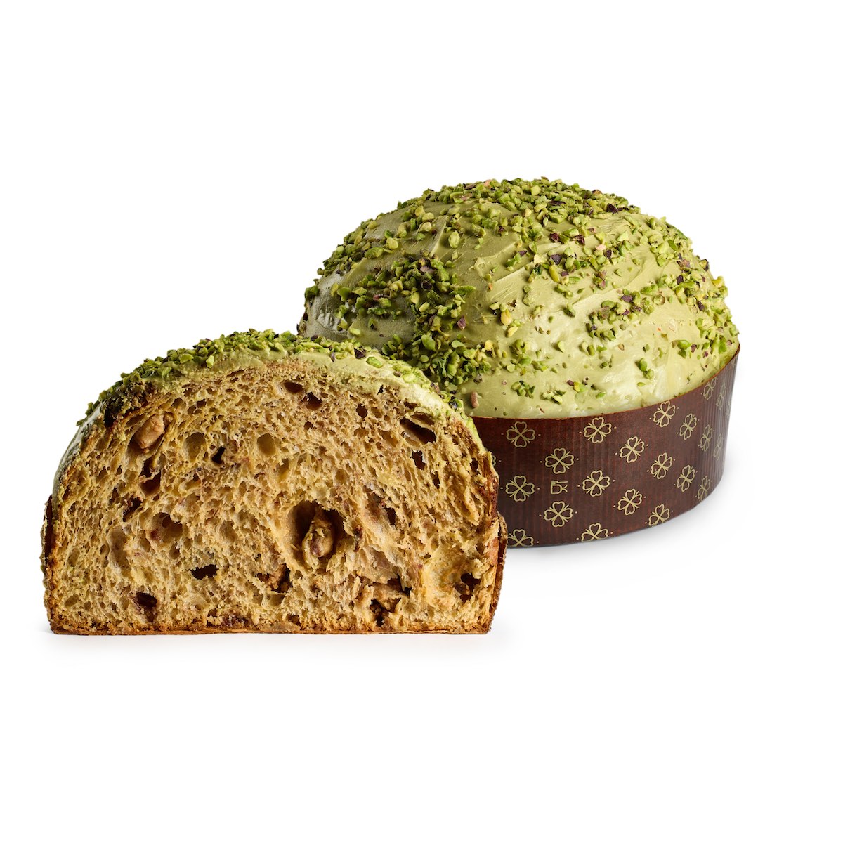 Panettone Pistacchio e Lamponi